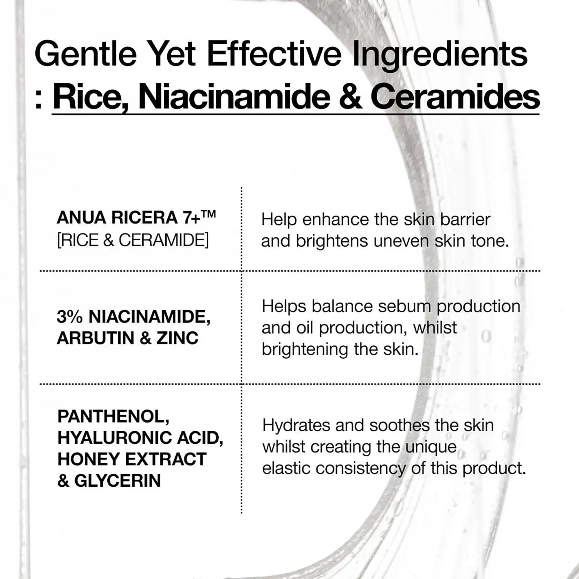 Anua Rice Ceramide 7 Hydrating Barrier Serum product details