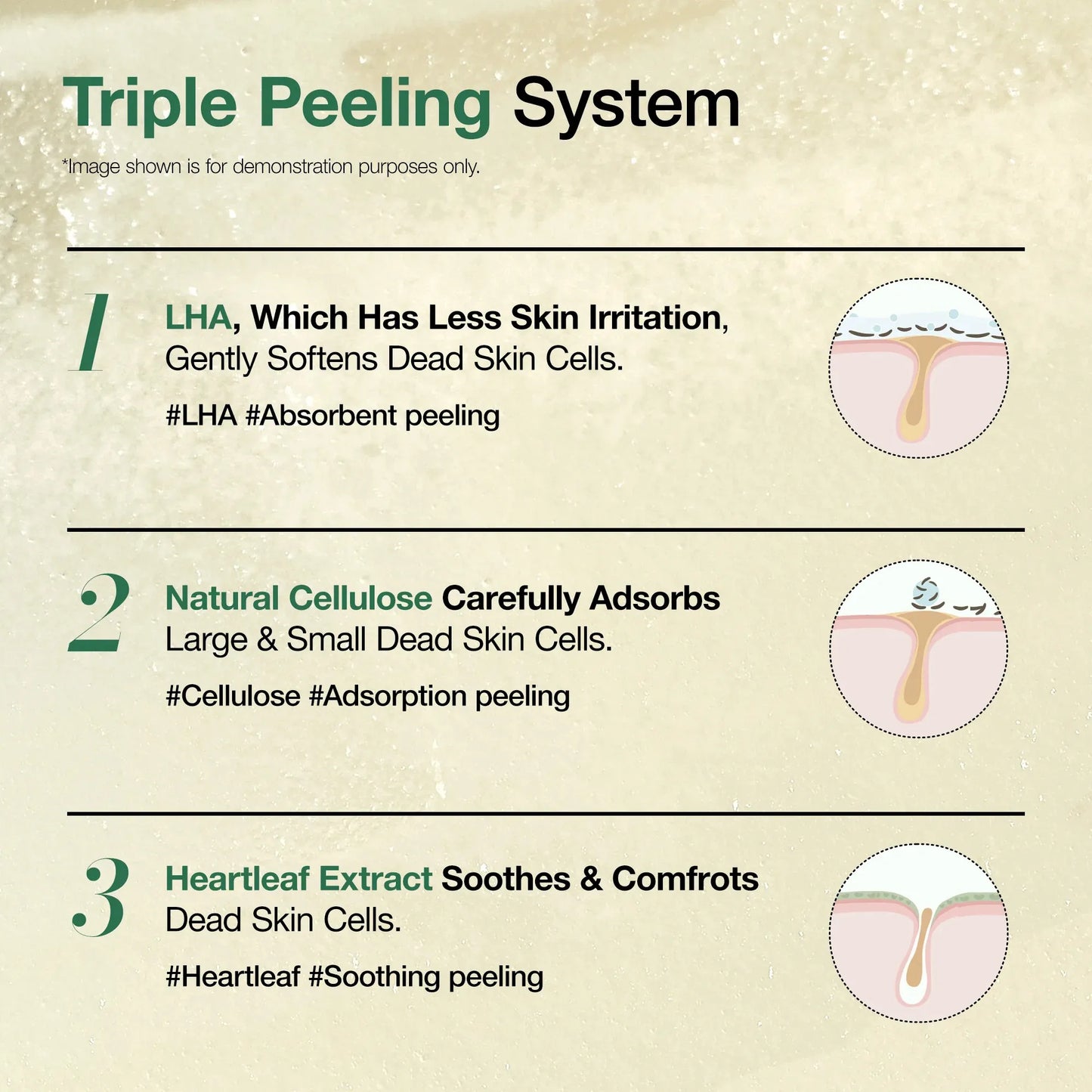 Anua Heartleaf LHA Moisture Peeling Gel for exfoliation