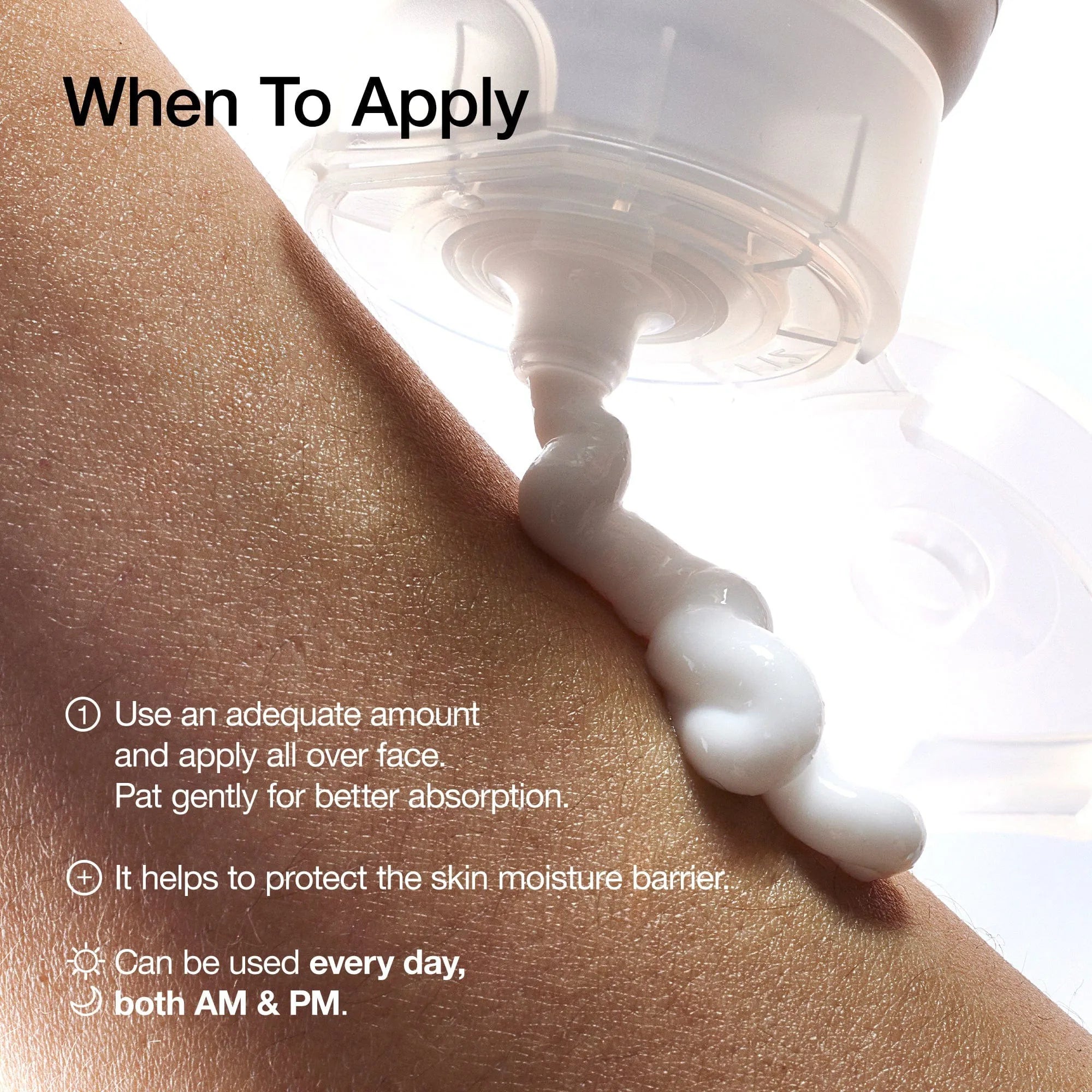 Anua 3 Ceramide Panthenol Moisture Barrier Cream how to use