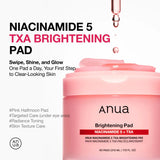 Anua Niacinamide 5 TXA Brightening Pad pad texture