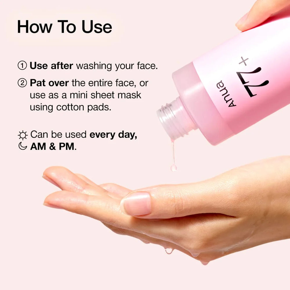 Anua Peach 77 Niacin Essence Toner set