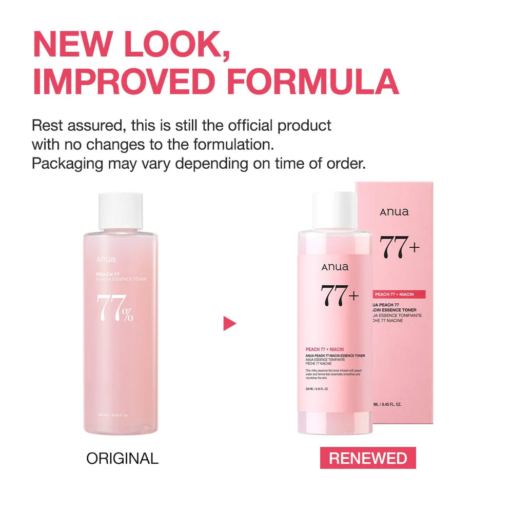 Anua Peach 77 Niacin Essence Toner Korean skincare