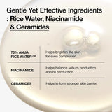 Anua Rice 70 Glow Milky Toner benefits