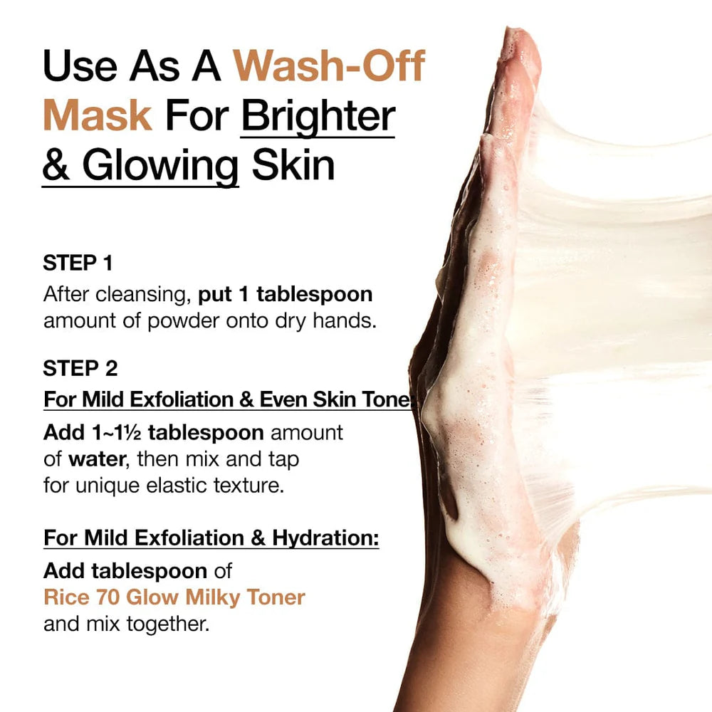 Anua Rice Enzyme Brightening Cleansing Powder ingredients