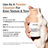 Anua Rice Enzyme Brightening Cleansing Powder how to use