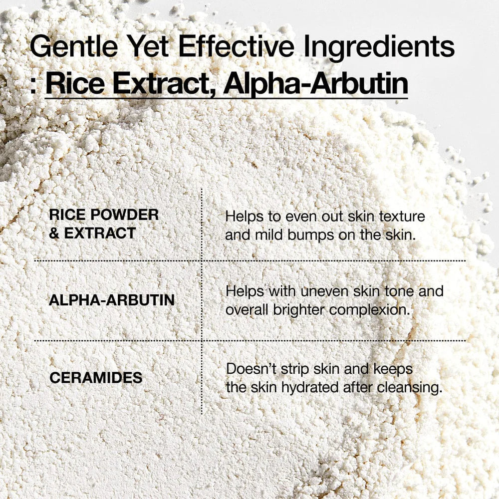 Anua Rice Enzyme Brightening Cleansing Powder brightening